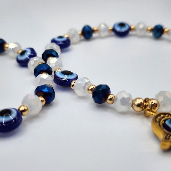 🆕️2pc Hamsa & Evil Eye Bracelete Set - Picture 4 of 13
